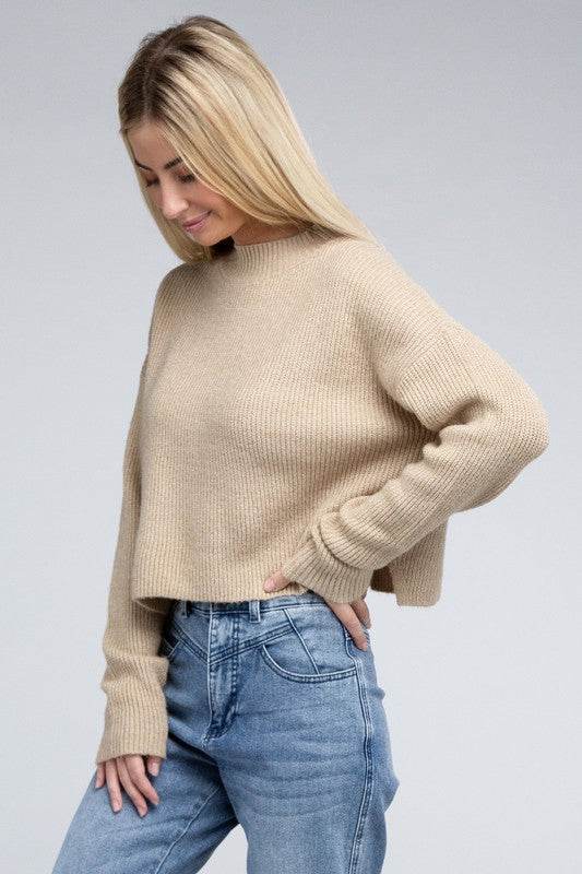 Mock Neck Pullover - DaTrendStore.Com