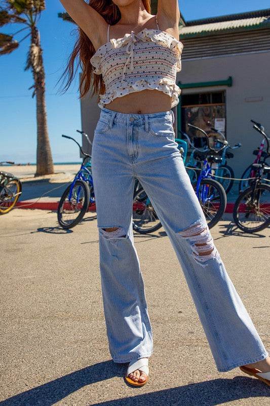 90's Vintage Flare Jeans - DaTrendStore.Com