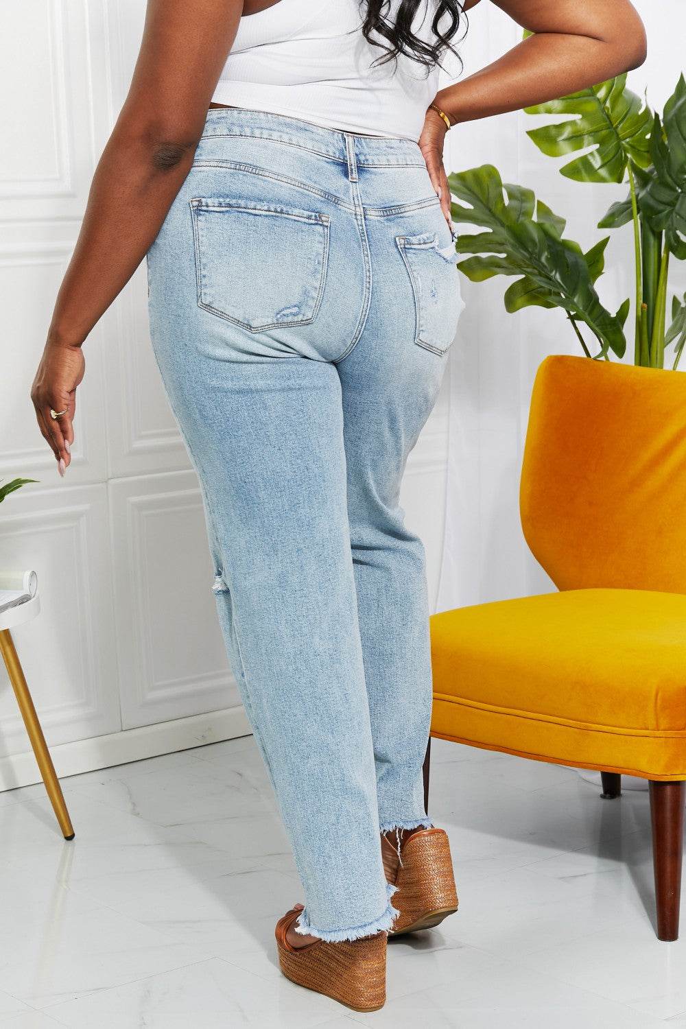 Vervet by Flying Monkey Full Size Allie 90's Dad Jean - DaTrendStore.Com