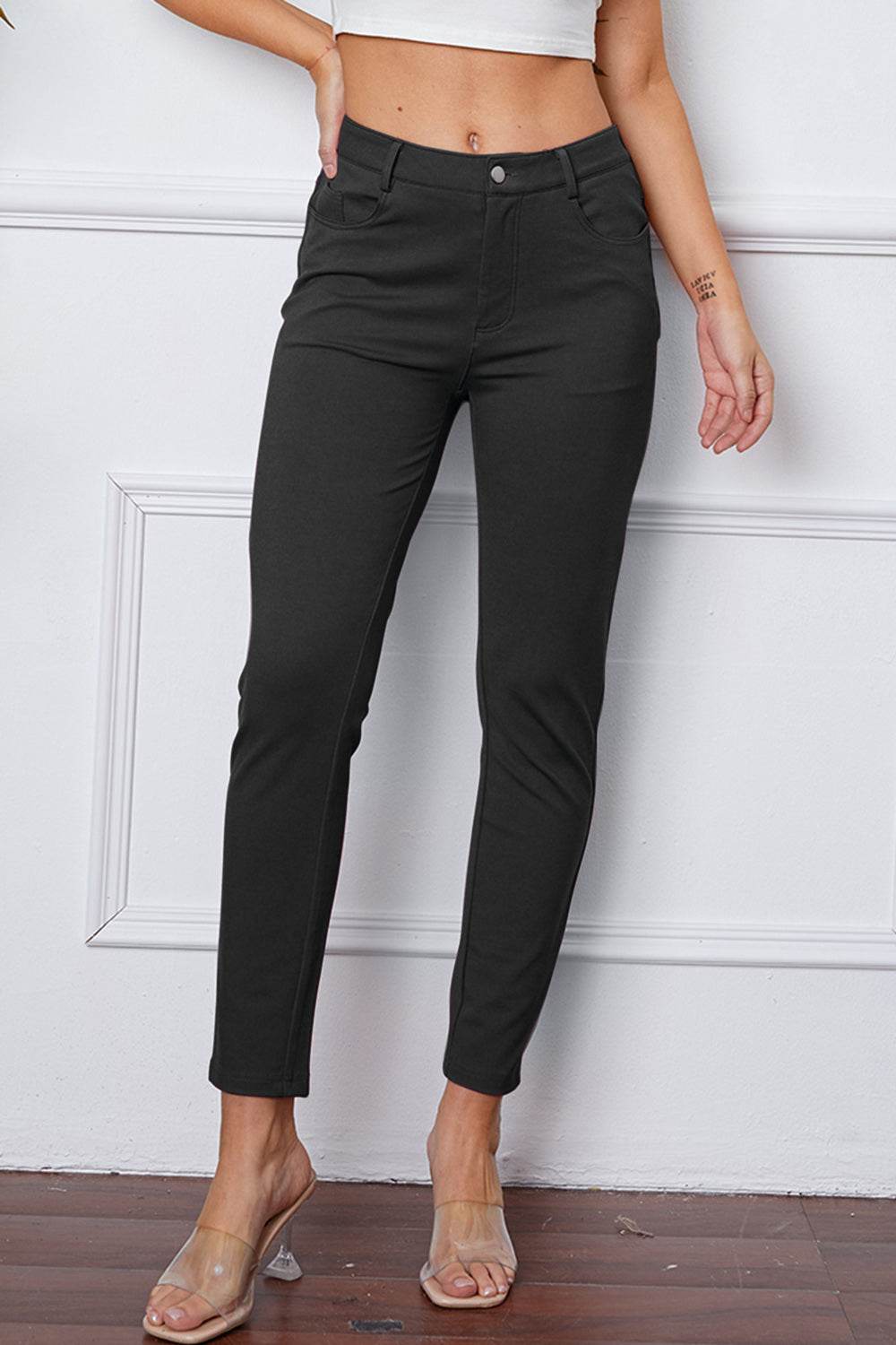 StretchyStitch Pants by Basic Bae - DaTrendStore.Com