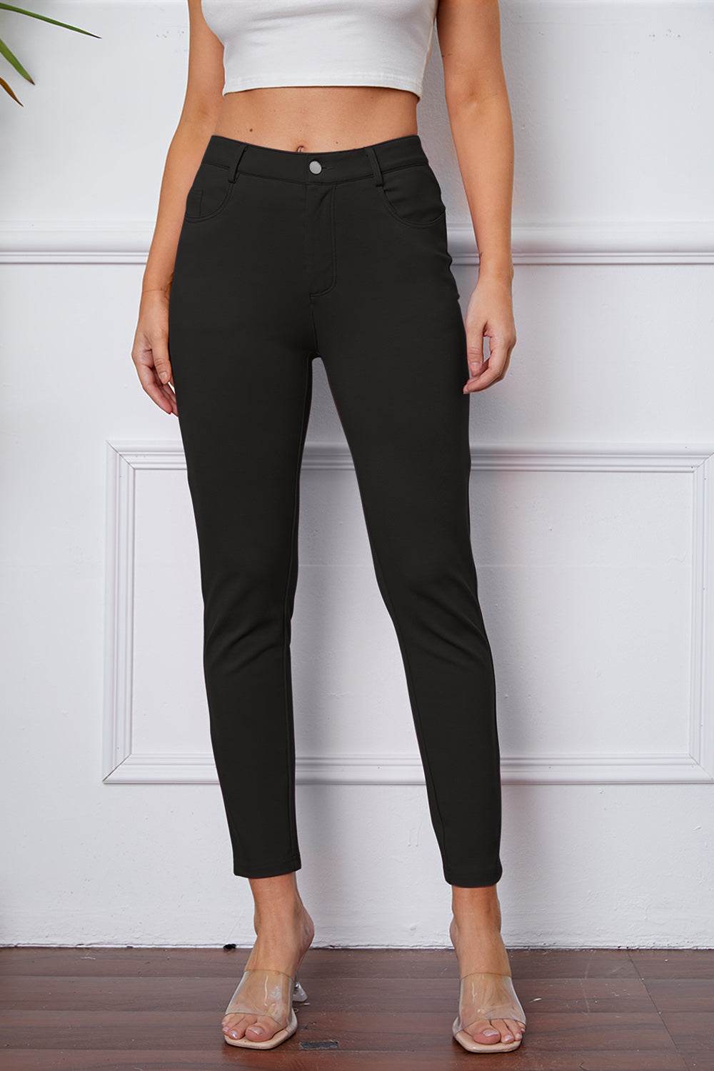 StretchyStitch Pants by Basic Bae - DaTrendStore.Com