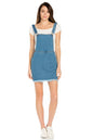 Denim Mini Skirt Overall