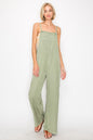 RISEN Wide Leg Tencel Overalls