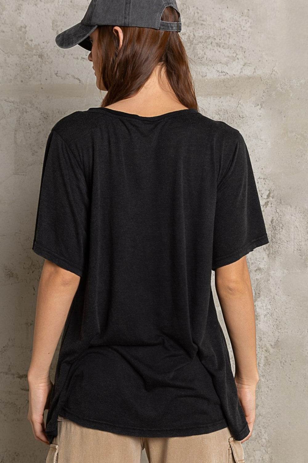 POL V-Neck Short Sleeve T-Shirt - DaTrendStore.Com