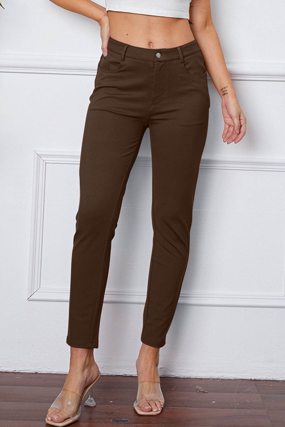 StretchyStitch Pants by Basic Bae - DaTrendStore.Com