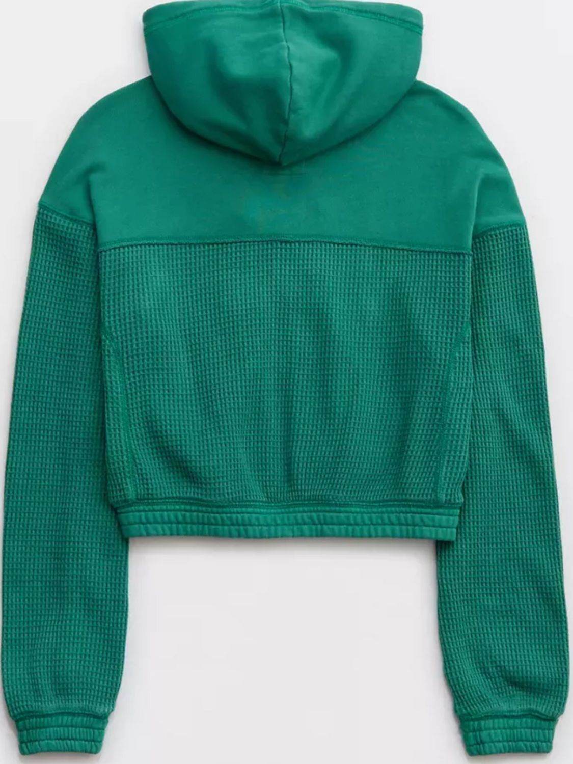 Waffle-Knit Zip Up Hoodie and Shorts Set - DaTrendStore.Com