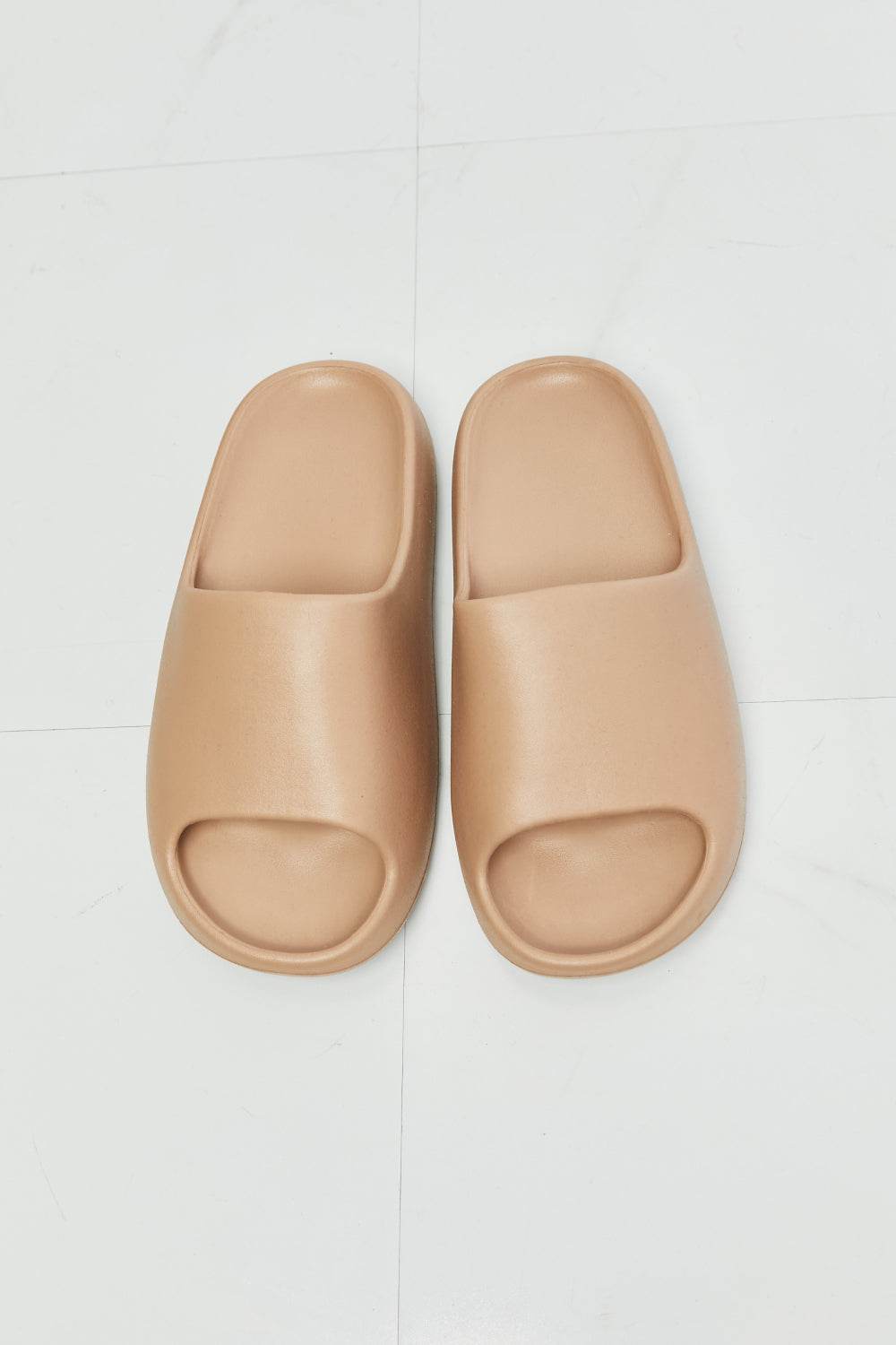 NOOK JOI In My Comfort Zone Slides in Beige - DaTrendStore.Com
