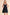 Aemi+Co Black Lace-Detail Mini Cami Dress