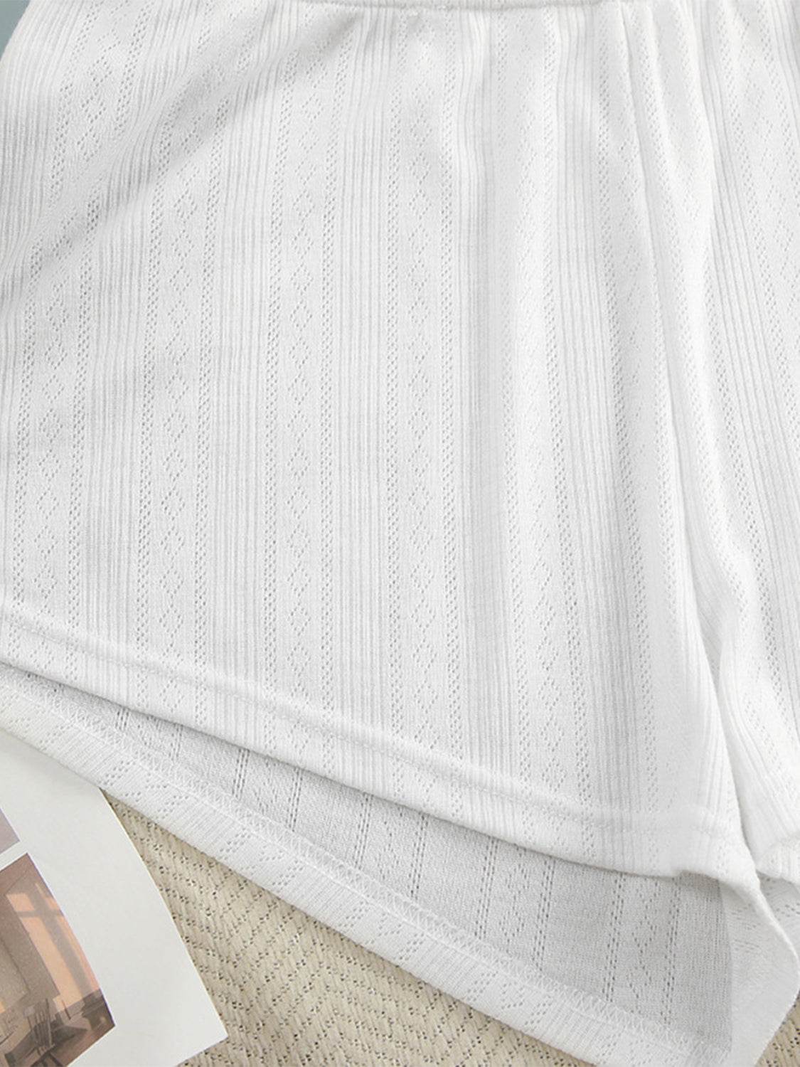 Square Neck Cami and Shorts Set - DaTrendStore.Com