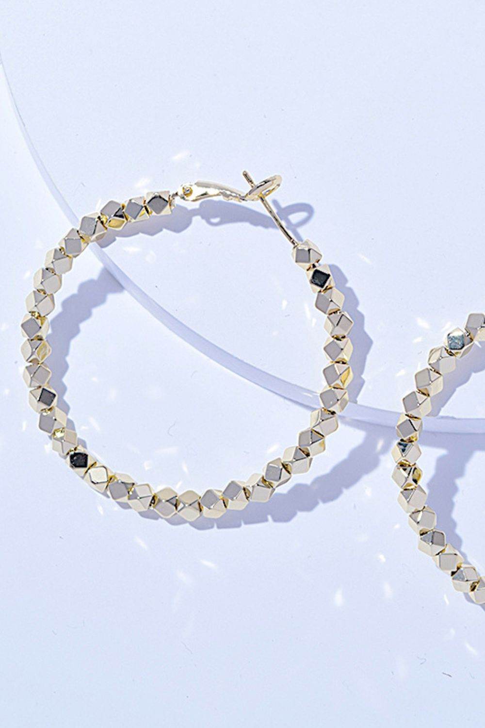 Alloy Hoop Earrings - DaTrendStore.Com