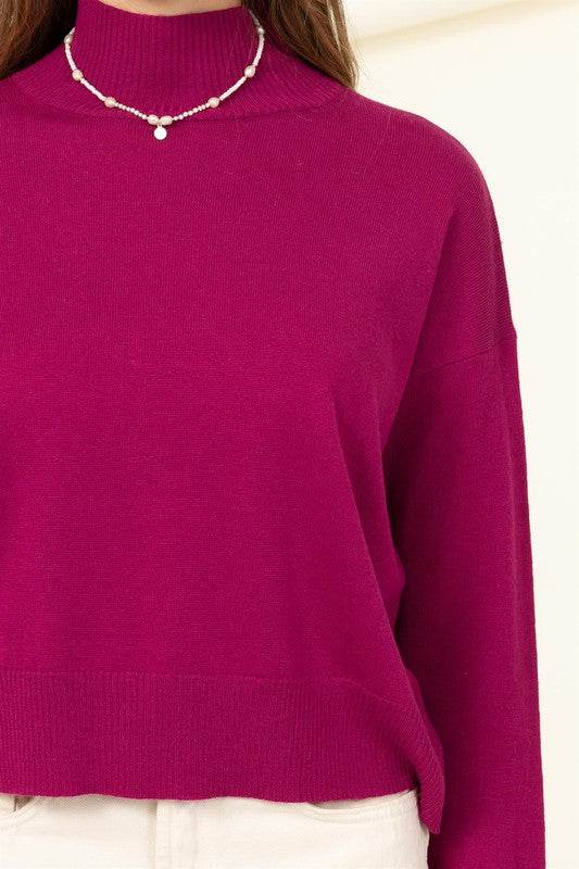 Warm Personality High-Neckline Sweater - DaTrendStore.Com