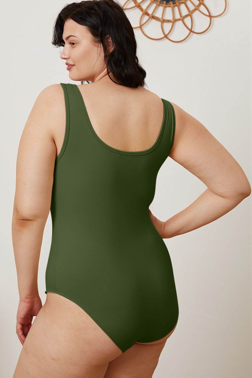 Basic Bae Full Size Square Neck Sleeveless Bodysuit - DaTrendStore.Com