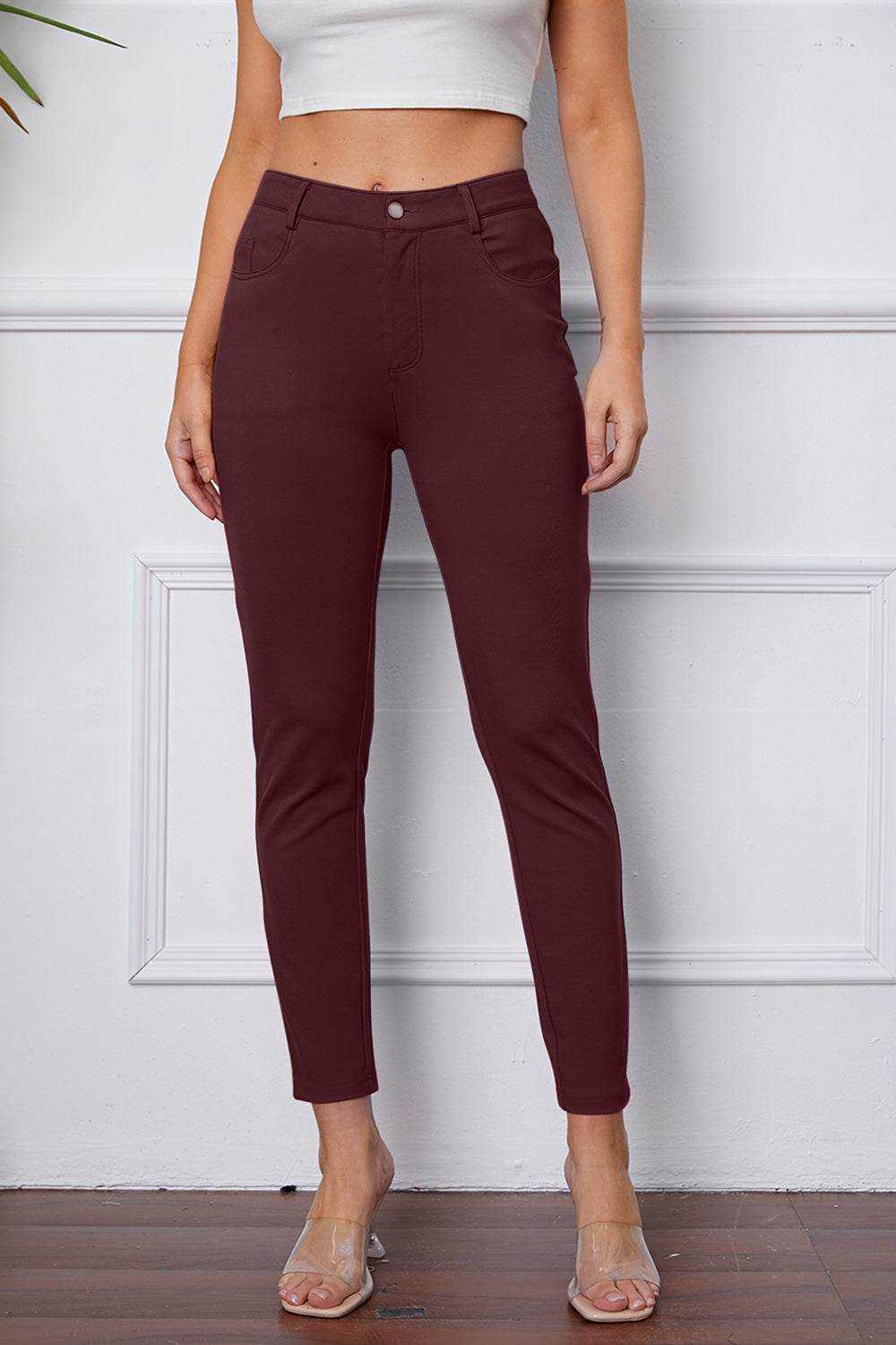 StretchyStitch Pants by Basic Bae - DaTrendStore.Com