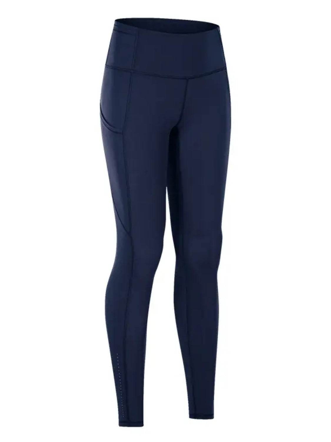Wide Waistband Sports Leggings - DaTrendStore.Com