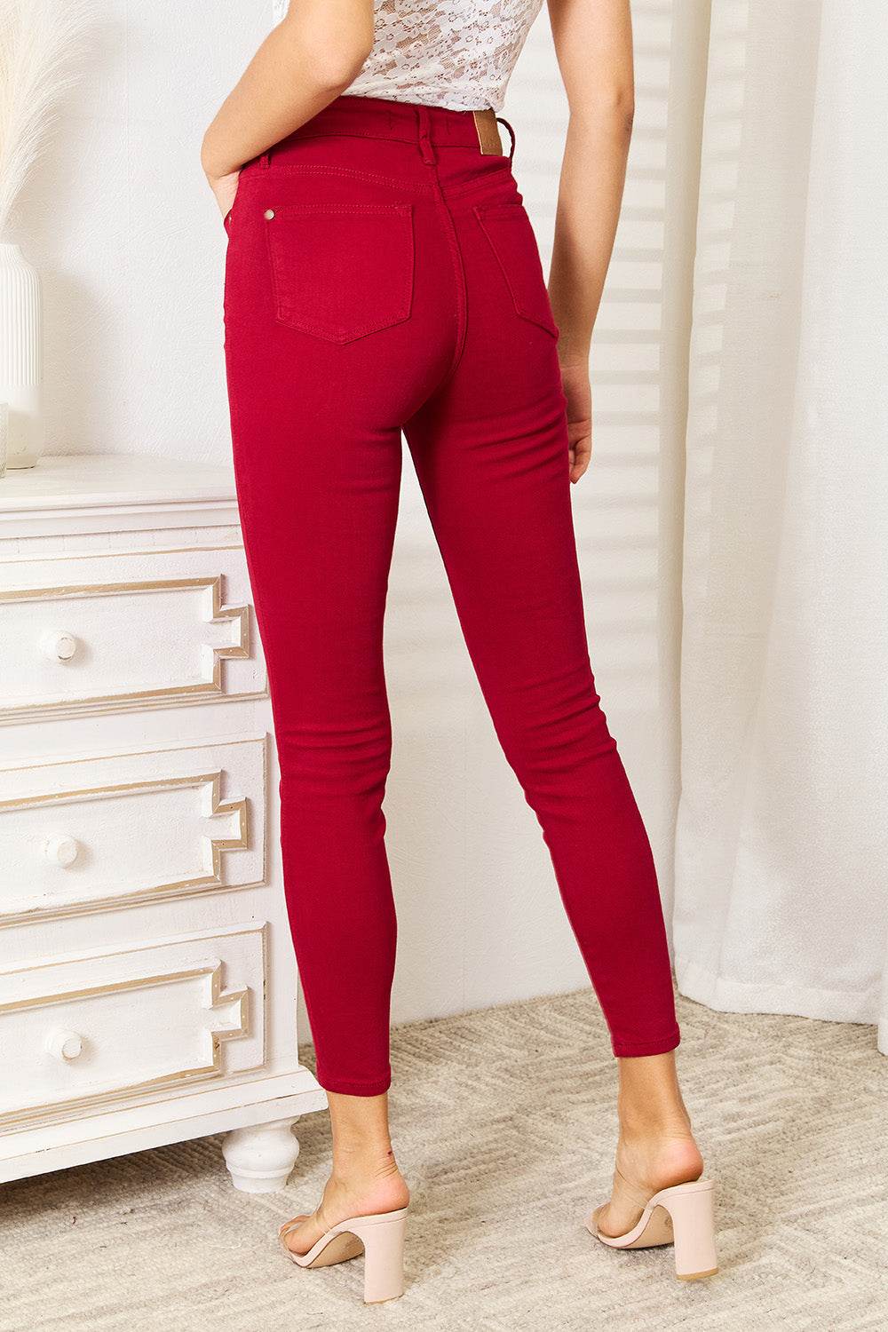 Judy Blue Full Size High Waist Tummy Control Skinny Jeans - DaTrendStore.Com