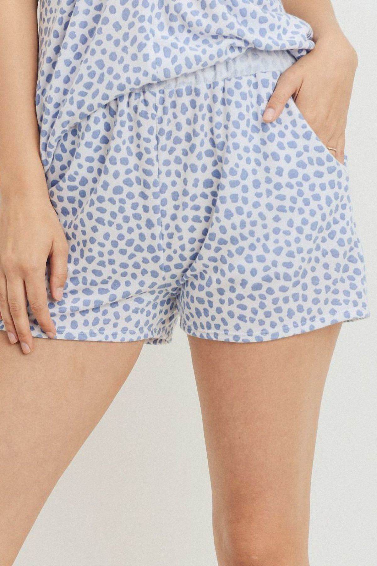 Leopard Printed Terry Short Pants - DaTrendStore.Com