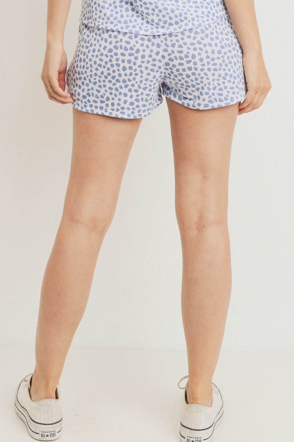 Leopard Printed Terry Short Pants - DaTrendStore.Com