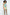 One Shoulder Side Cutout Mini Dress With Mask - Green