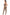 Boarder Print Wrap Drawstring Waist Jumpsuit