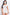 Solid Short Sleeve Scoop Neck Romper And Face Mask 2 Piece Set - Off White
