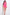 Solid Short Sleeve Scoop Neck Romper And Face Mask 2 Piece Set - Pink Berry