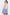 White & Navy Horizontal Striped Round Neck Sleeveless Floral Embroidery Layered Top Mini Dress