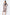 Tie Dye Long Sleeve Midi Dress - Brown