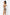 Spaghetti Strap Mesh Mini Dress - Nude