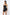Spaghetti Strap Mesh Mini Dress - Black