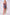Spaghetti Strap Twist Front Cutout Floral Ruched Mini Dress - Pink
