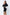 Soft Velvet Pleated Puff Sleeve Low V Neck Front And Back Mini Dress - Black