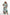 Olive Multi Puff Sleeve Button Front Dress