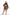Chocolate Bubbled Hem Pu Dress