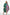 Teal Multi Print Drapy Shirt Maxi Dress
