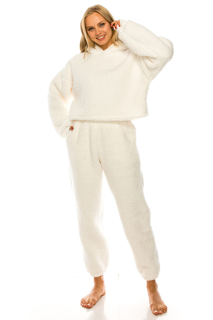 2 Piece Pajama Set in Cream