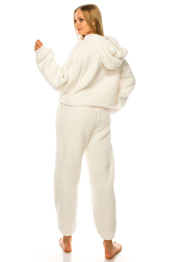2 Piece Pajama Set in Cream