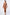 Trendy Front Shirring Cut-out Long Sleeved Dress - Mocha