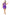 Purple Plus Metallic Cross Wrap Halter Mini Dress