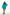 Teal Satin Mock Neck Rouched Mini Dress