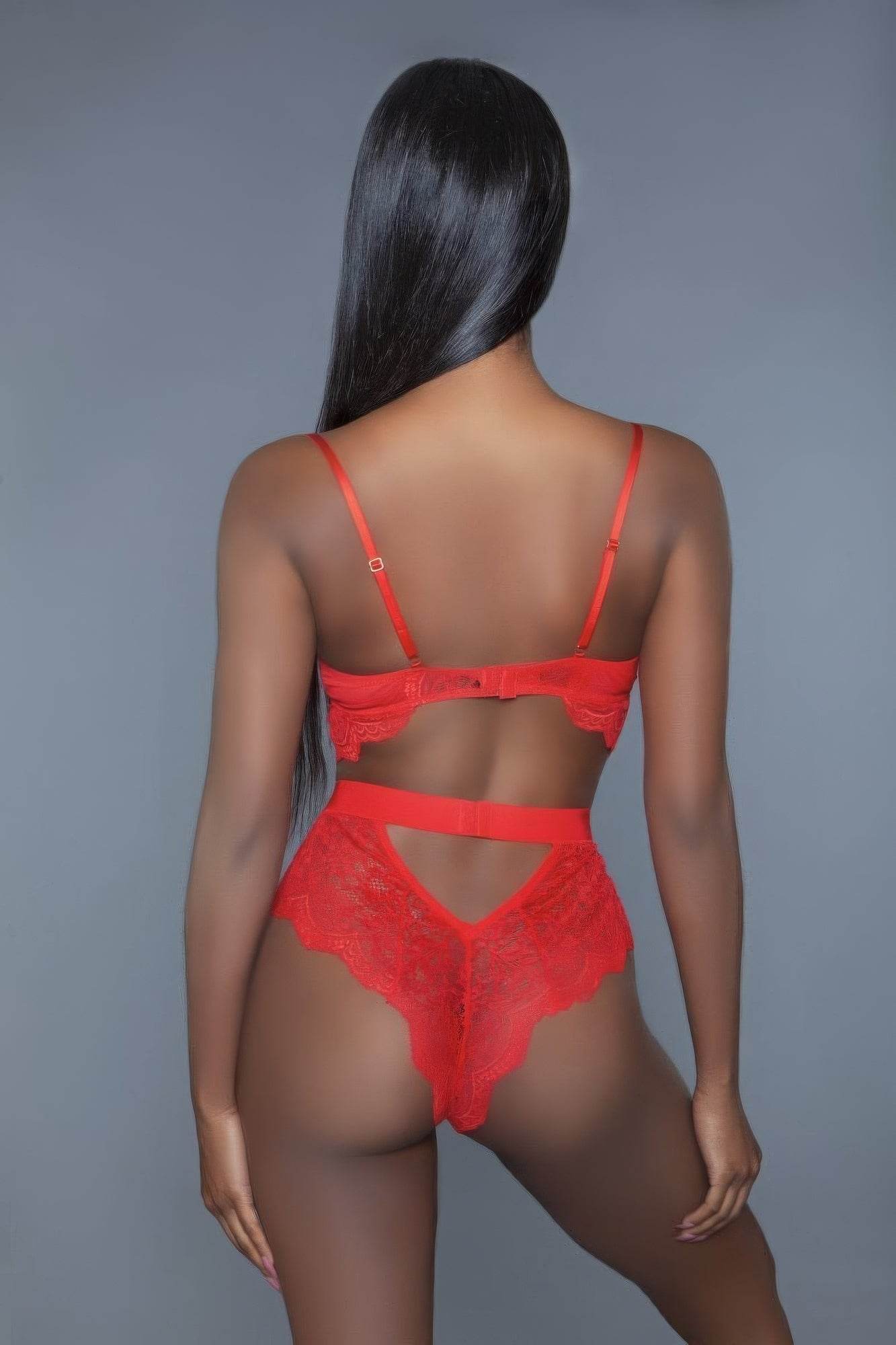1 Pc. Non-padded Cups With Modern Cut-out Details. Hook And Eye Fastenings. Adjustable Straps - DaTrendStore.Com