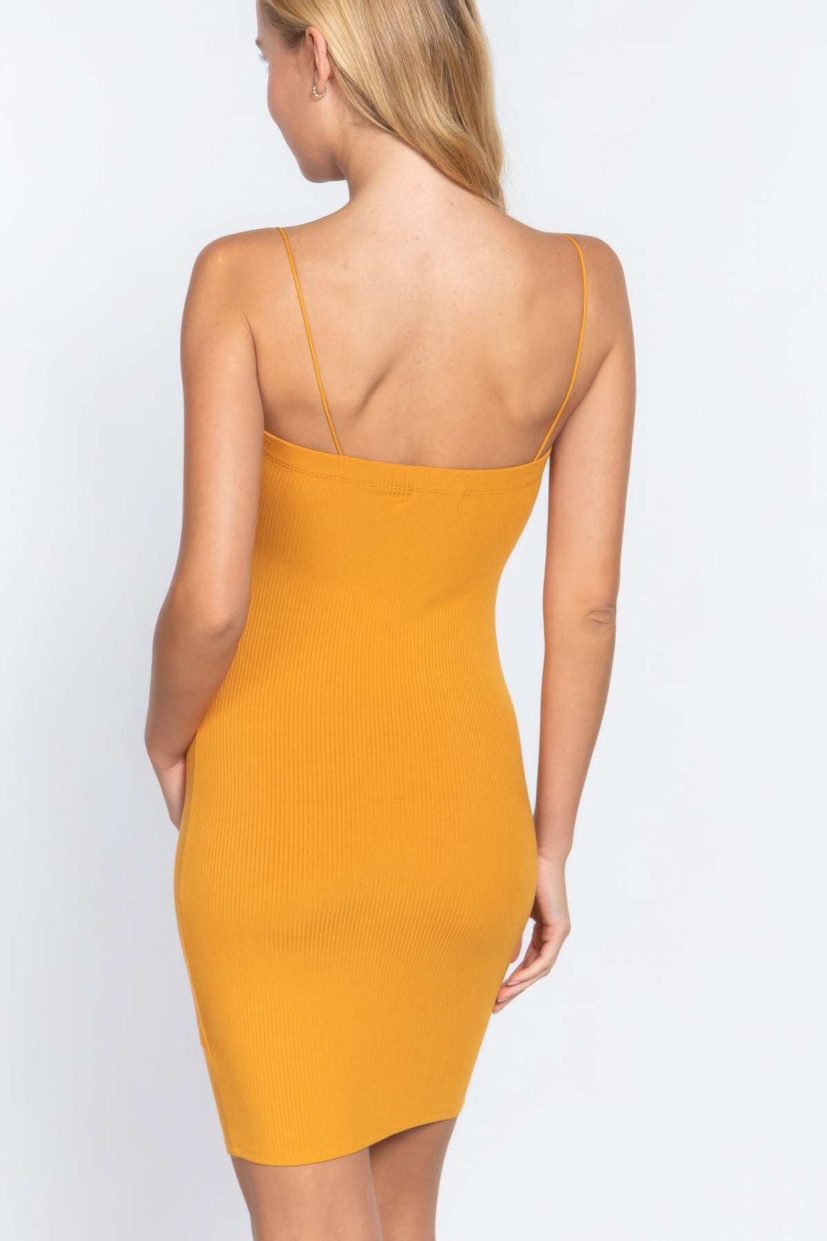 Mango Cami Heavy Rib Mini Dress
