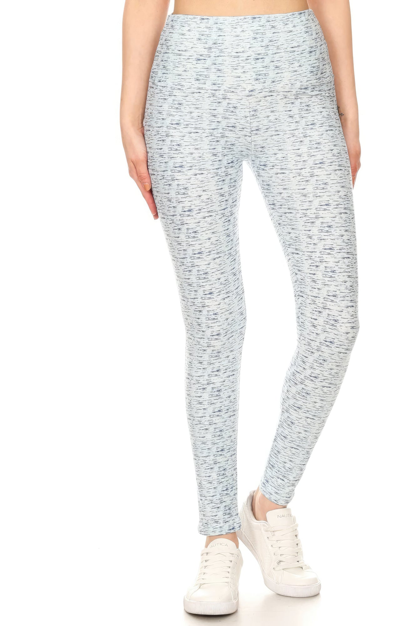 High-Waisted Multi-Print Knit Leggings