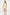 Cream Plus Chain Belt Print Short Sleeve Wrap Tie Dress