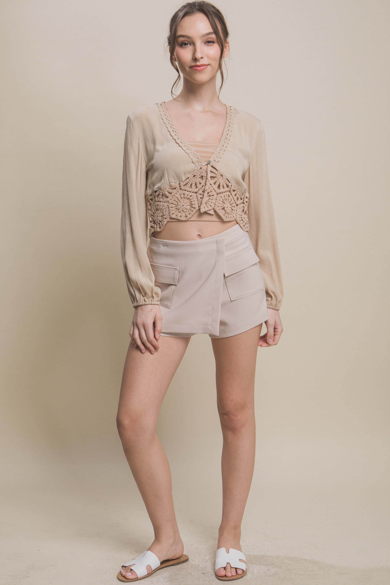 Vertigo Skorts With Cargo Pockets - DaTrendStore.Com