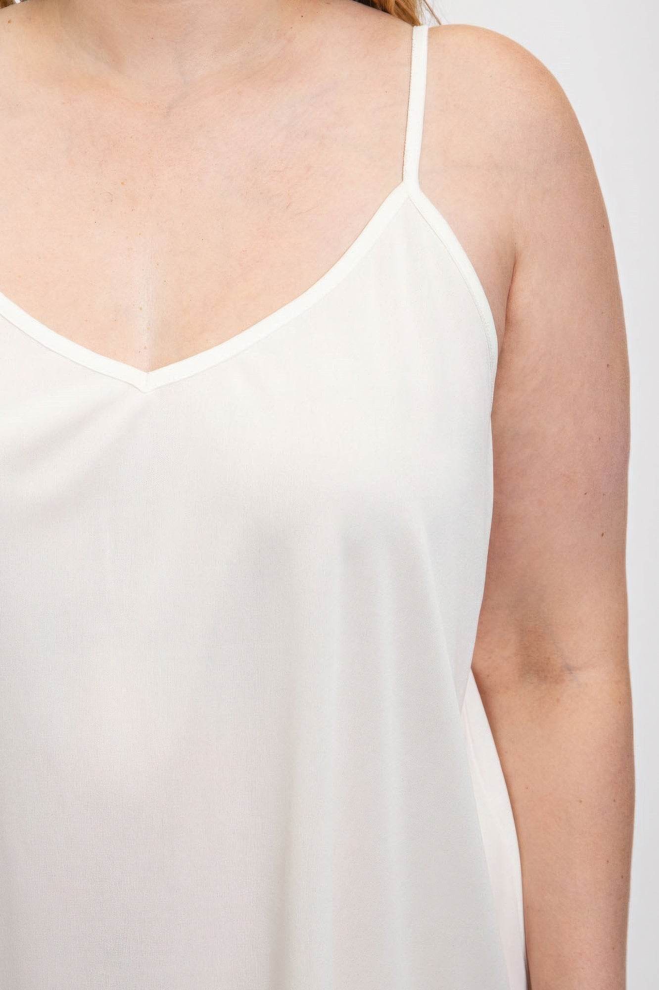 V-neck slip dress with adjustable straps - DaTrendStore.Com