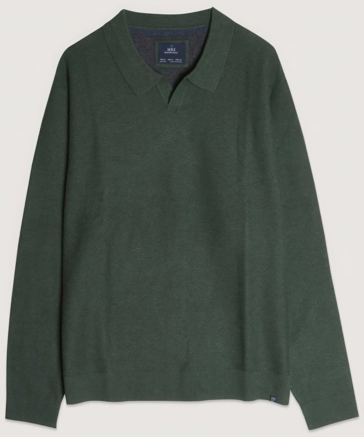 Modern Johnny Sweater in Green Heather