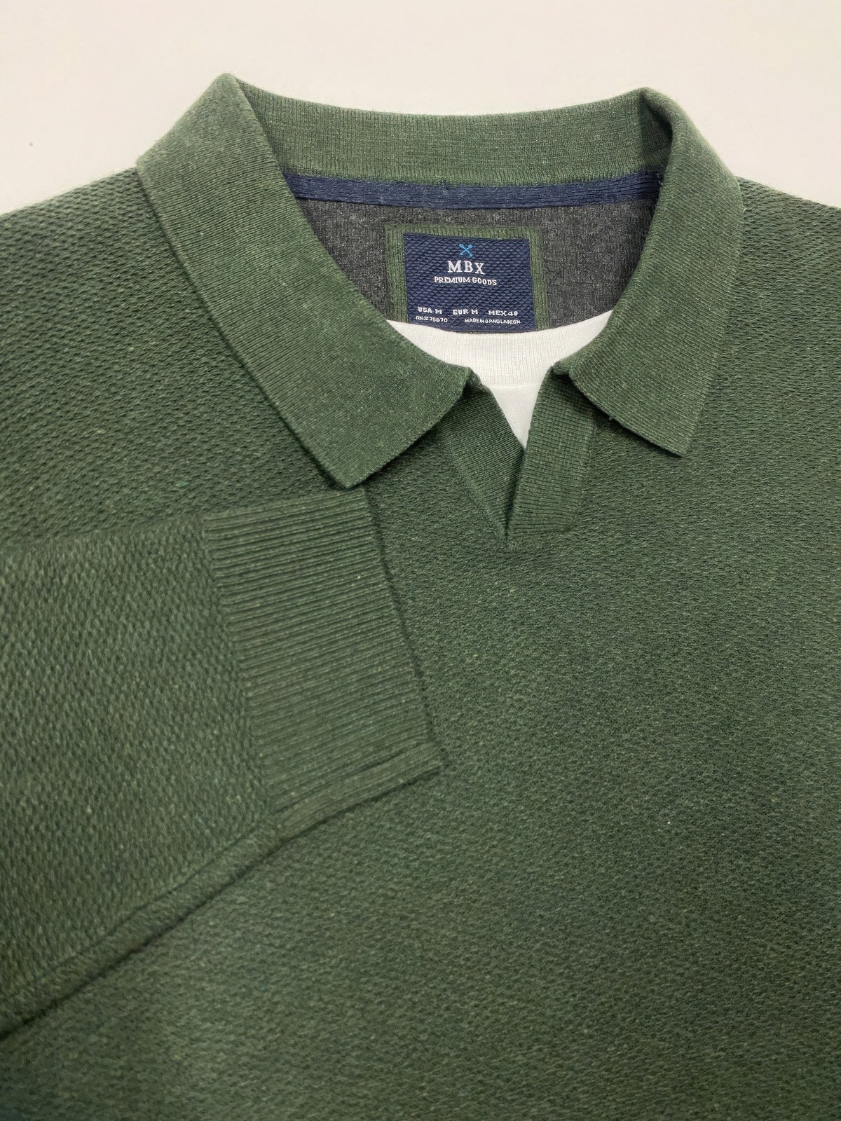 Modern Johnny Sweater in Green Heather