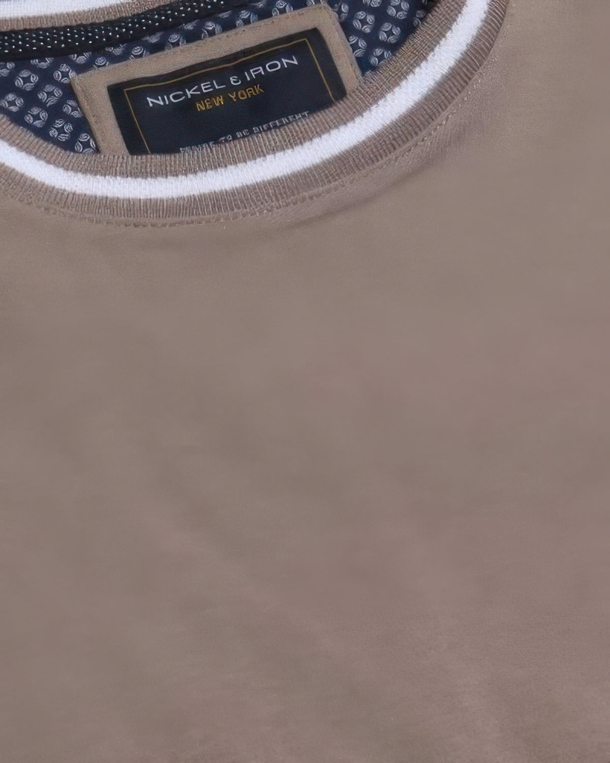 Interlock Crew Tee in Hazelnut