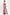 Spaghetti Strap Art Deco Sequins Maxi Dress - Fuchsia