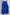 Royal Blue Washed Satin Wide Pants With Waist Smocked